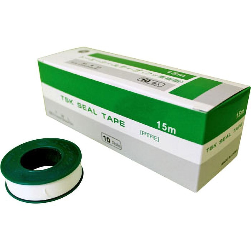 TSKST15M シールテープ 東栄管機 ホワイト色 幅13mm長さ15m 1セット(10
