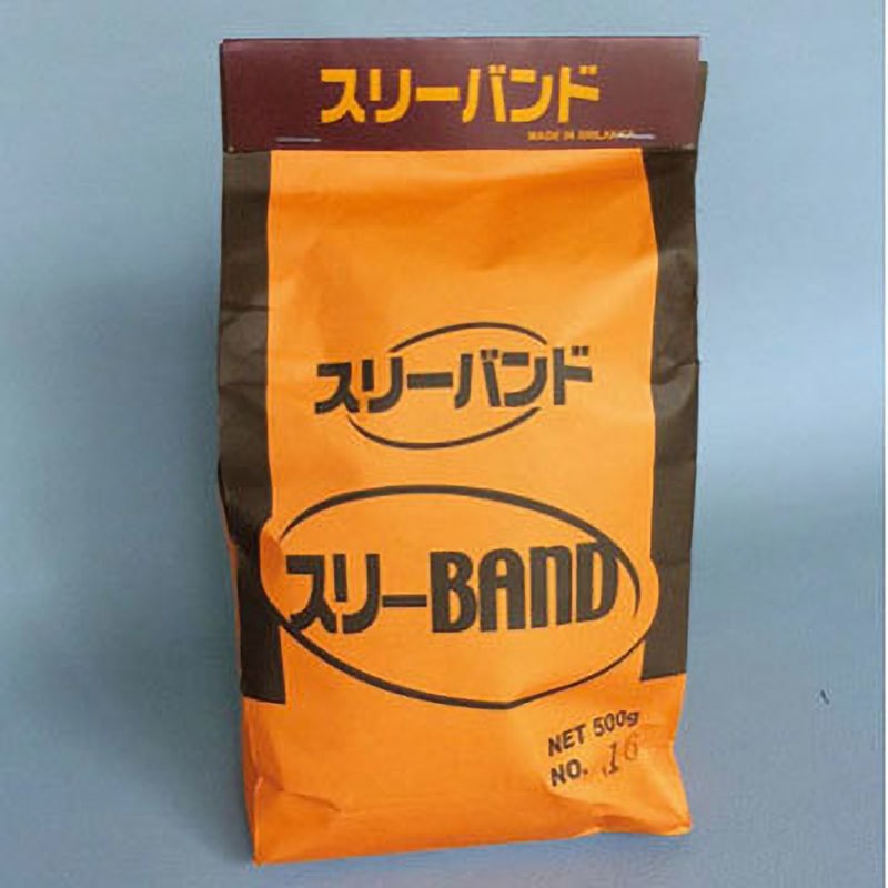 SB500-18-1 スリーバンド 500G袋入 オカモト アメ色 切り幅1.1mm折径70mm 1セット(40袋) SB500-18-1