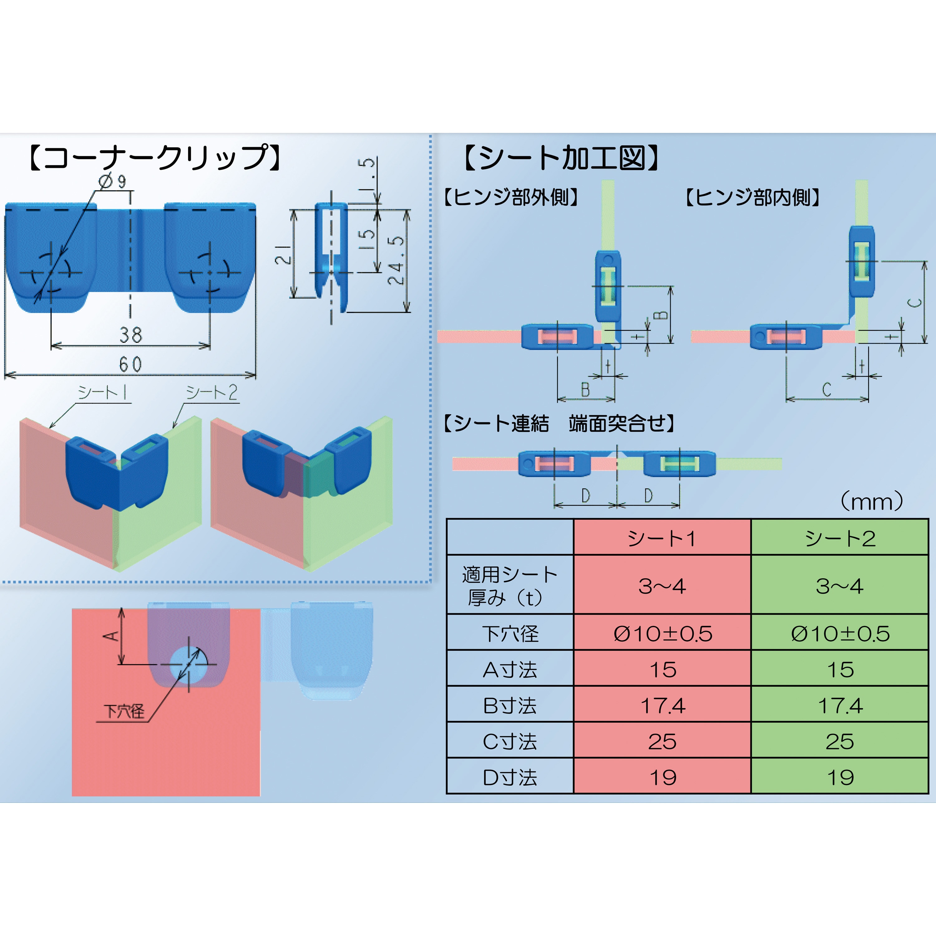 トリムクリップ 5ピース スバル系 (90913-0096) ( 44-8602 ) の