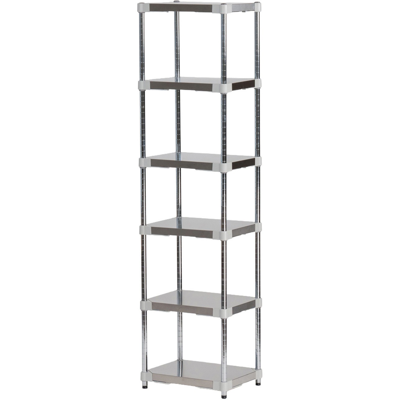 pfl-stt35-46-6 Light_ステンレスシェルフW350×D460 プロフェイス 6段 高さ180cm  pfl-stt35-46-6