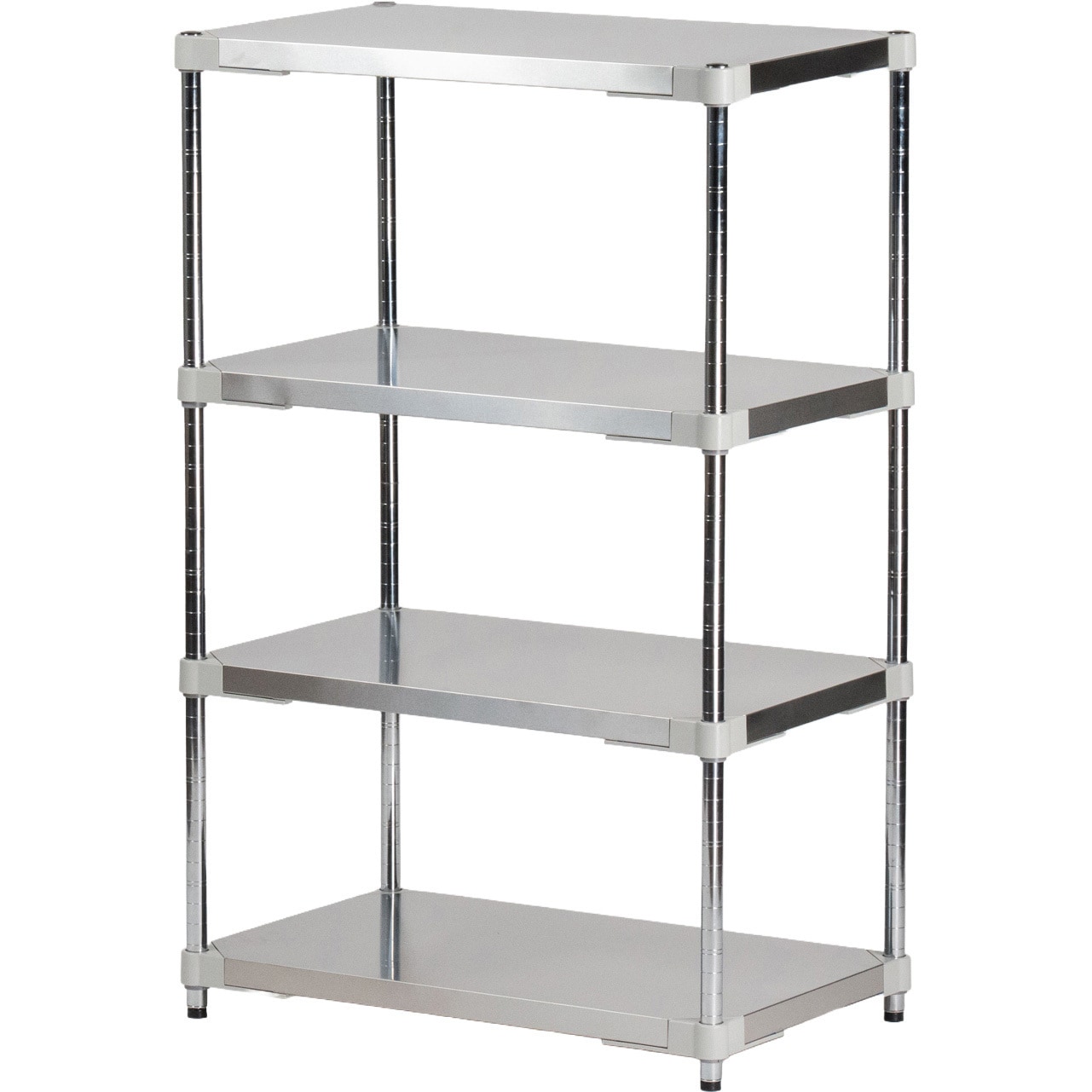 pfl-stt46-76-4 Light_ステンレスシェルフW460×D760 プロフェイス 4段 高さ120cm  pfl-stt46-76-4