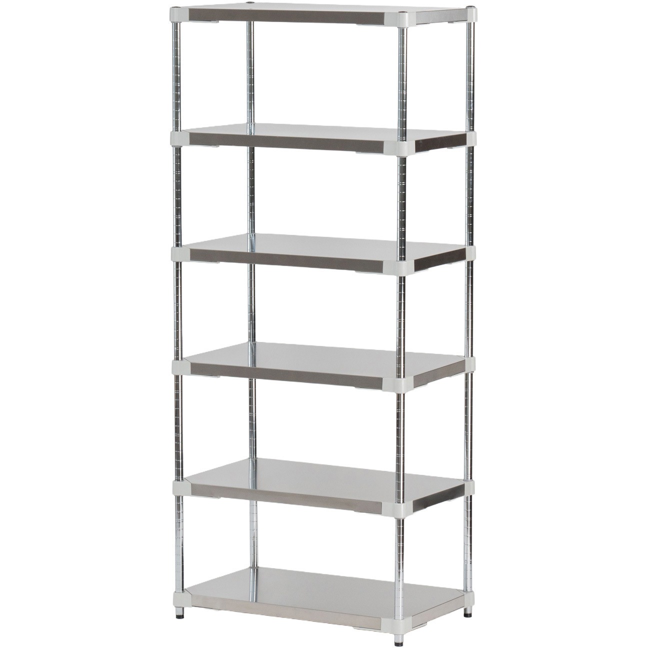 pfl-stt46-76-6 Light_ステンレスシェルフW460×D760 プロフェイス 6段 高さ180cm  pfl-stt46-76-6