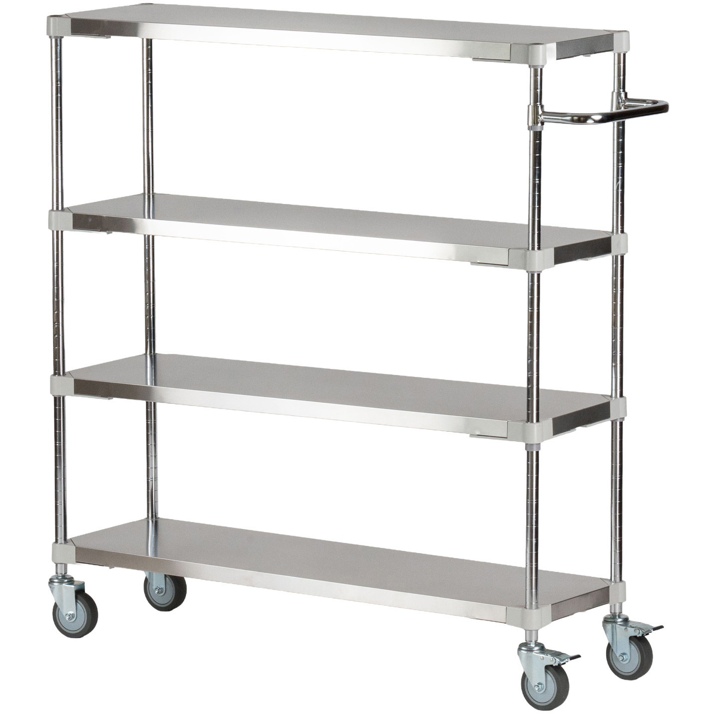 pfl-stc35-120-4 Light_ステンレスカート350×D1200 プロフェイス 4段 高さ129cm  pfl-stc35-120-4