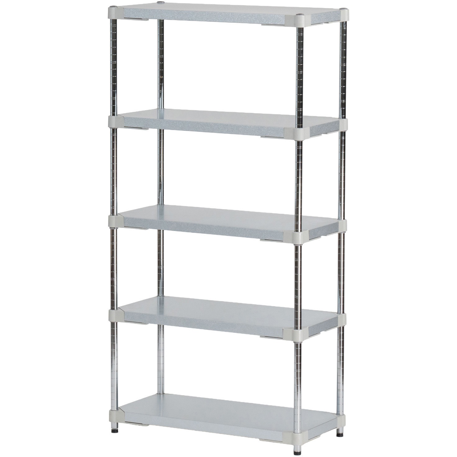 pfl-gat35-76-5 Light_ガルバリウムシェルフW350×D760 プロフェイス 5段 高さ150cm  pfl-gat35-76-5