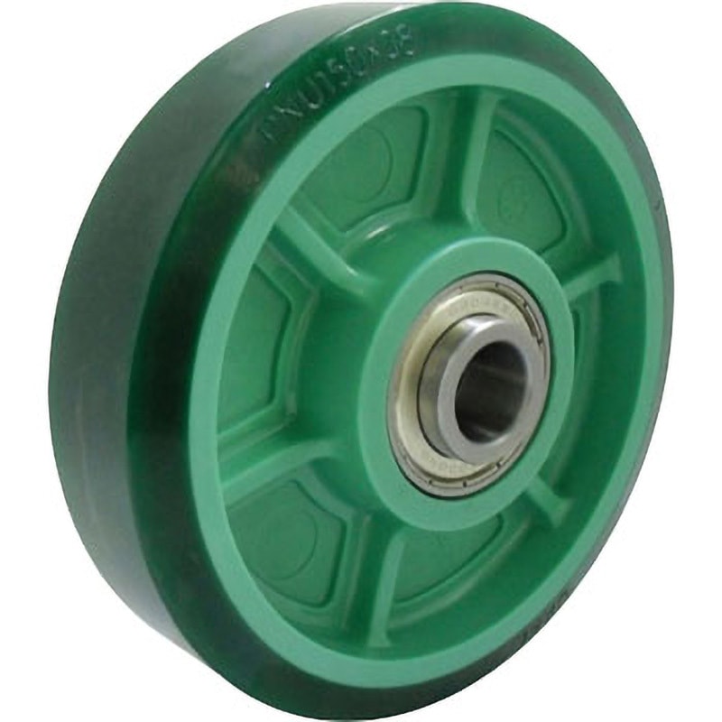 PNU200SUSB 樹脂製ウレタンゴム車輪(ステンレス製ベアリング入) ヨドノ 車輪径200mm