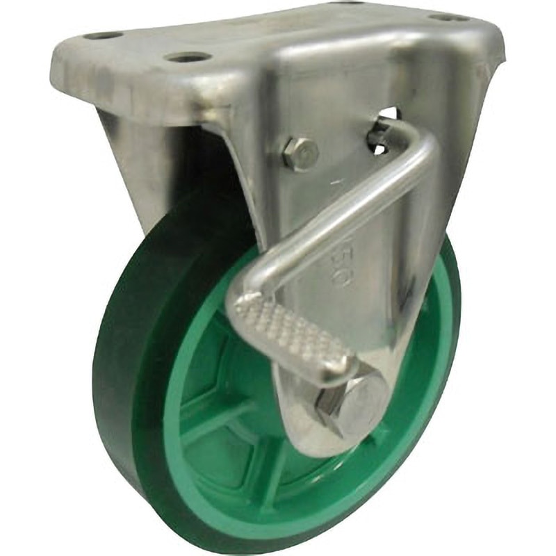 PNUAKABZ130 樹脂製ウレタンゴム車輪ステンレス製固定車ストッパー付 ヨドノ 車輪径130mm  PNUAKABZ130 10,935円