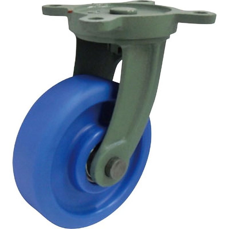 MCVB-FCDG180 MCナイロン車輪(ベアリング入)FCD自在金具付 ヨドノ 許容荷重4704daN 取付高230mm  MCVB-FCDG180