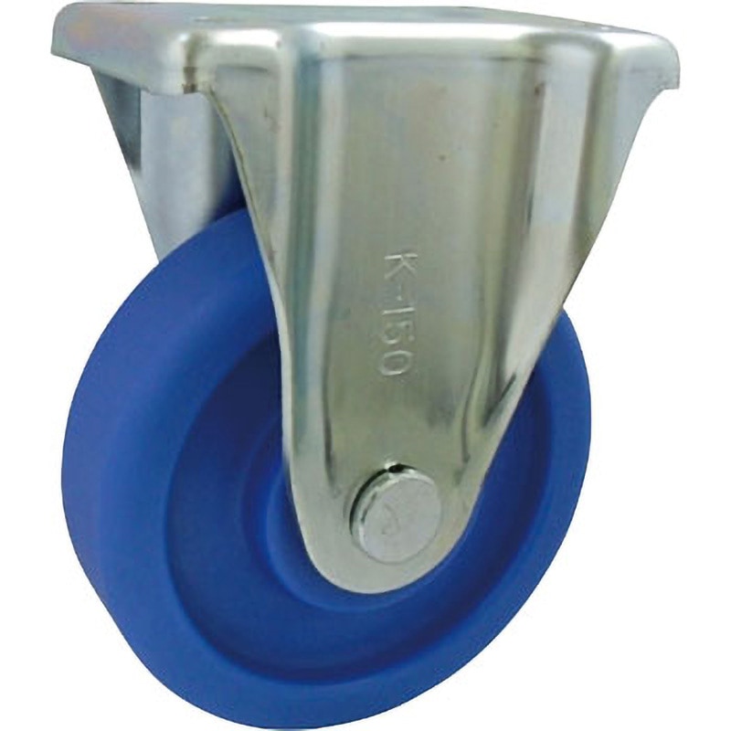 MCVB-K180 MCナイロン車輪(ベアリング入)プレス製固定金具付 ヨドノ 車輪径180mm