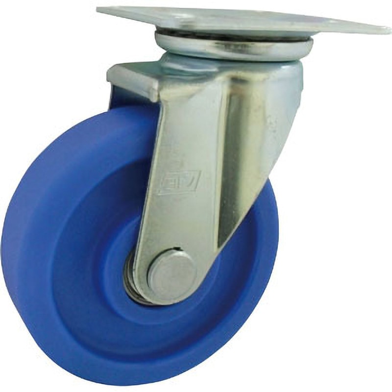 MCVB-J100 MCナイロン車輪(ベアリング入)プレス製自在金具付 ヨドノ 取付高144mm  MCVB-J100