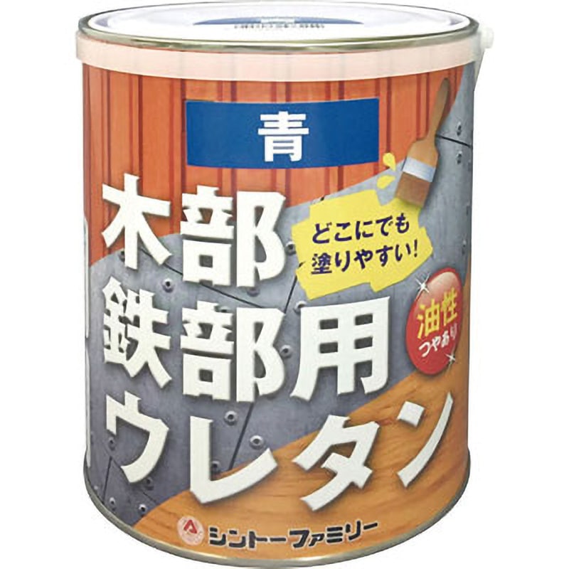 油性塗料　ファインウレタンU100　ベージュブラウン系　19-65D30%濃　■２ 油性塗料 ファインウレタンU100 ダークブラウン系 05-20B □１ ニッペ