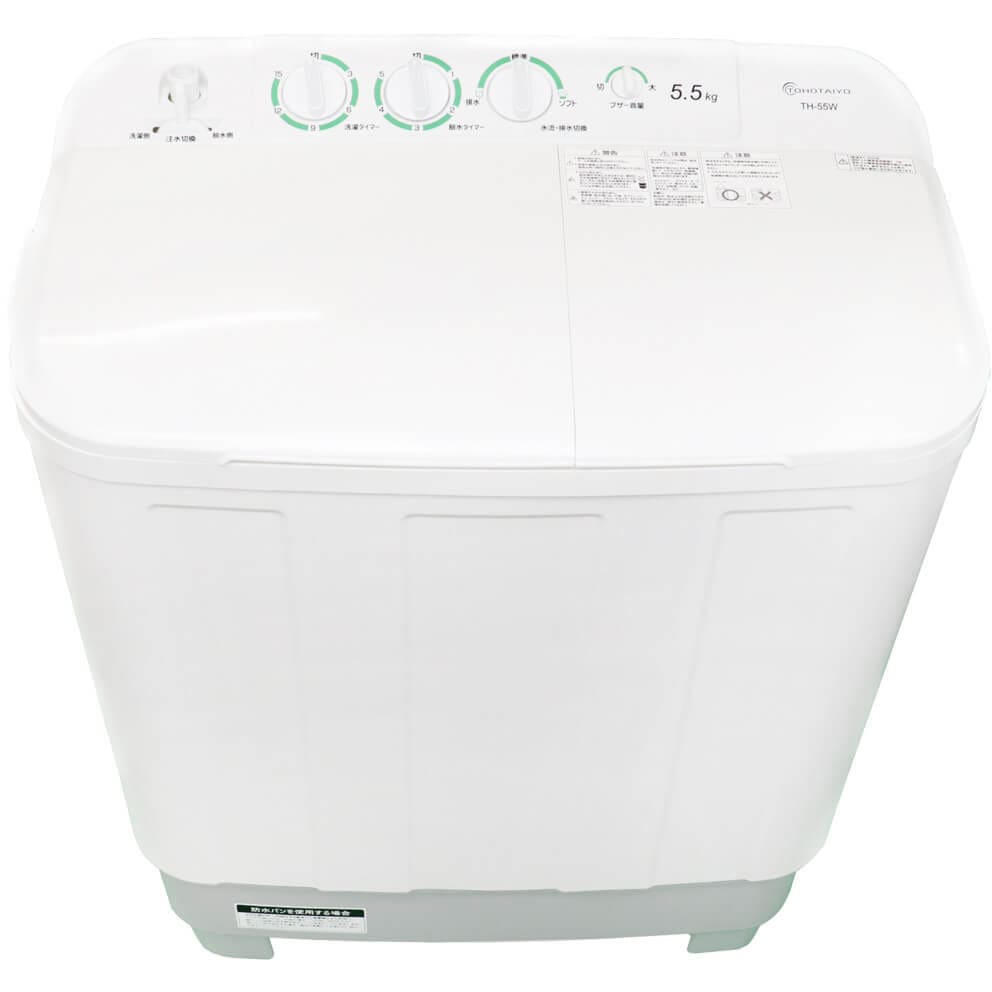 TH-55W 二槽式洗濯機 1台 TOHOTAIYO 【通販モノタロウ】