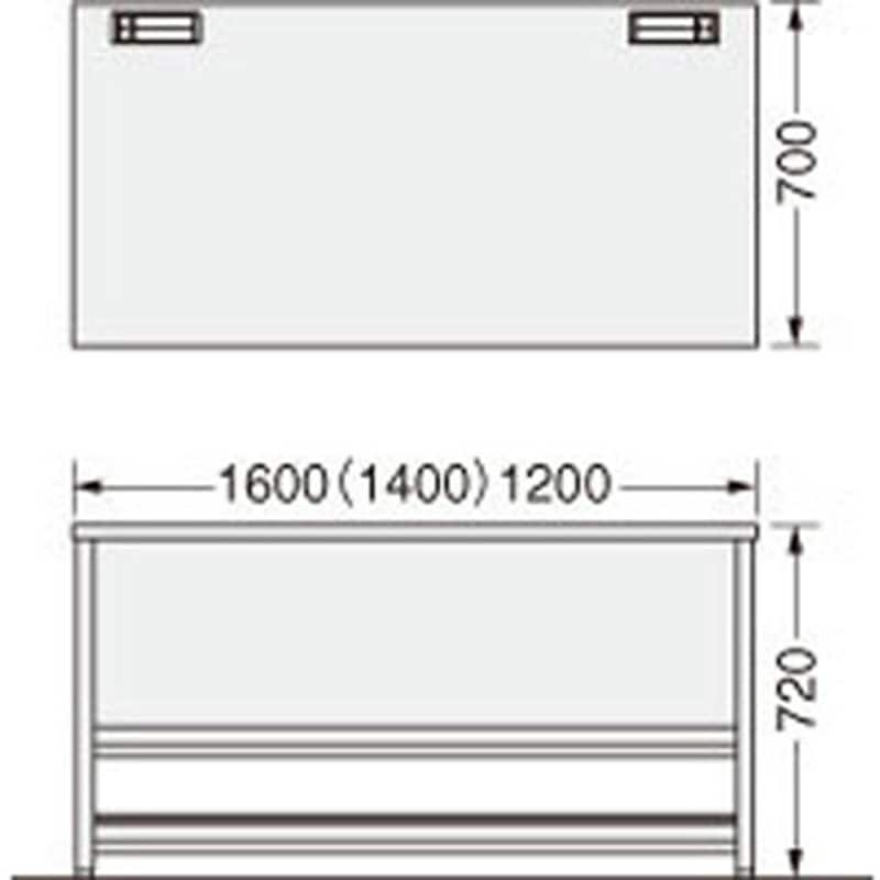 LDV-M167K-WW エンドキャビネット 1台 LION (ライオン事務器) 【通販モノタロウ】