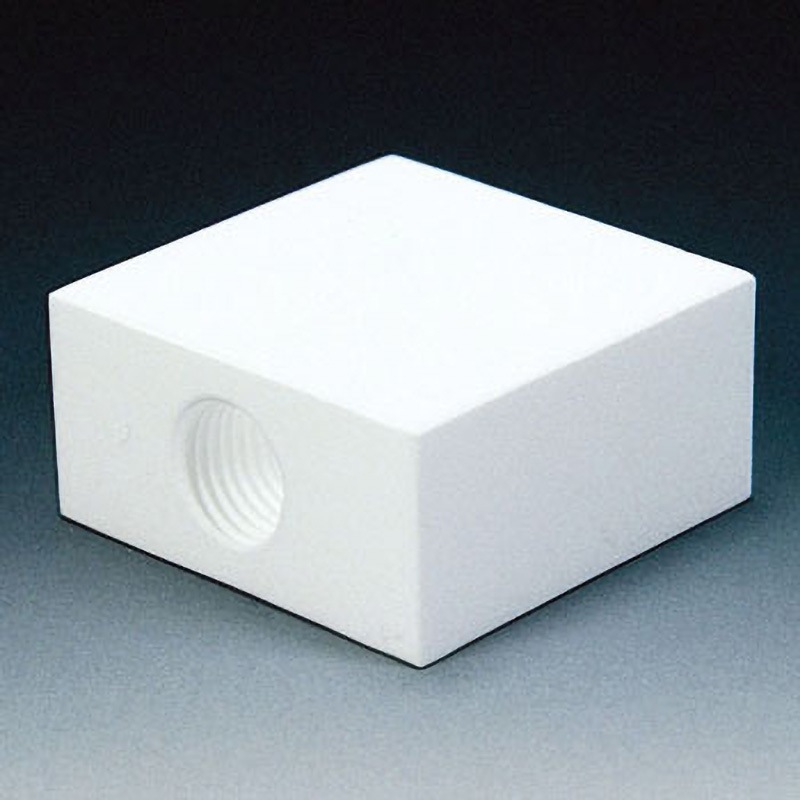 NR1310-002 フッ素樹脂(PTFE)フィルターメネジ角タイプ RC1/4 フロンケミカル 1個 NR1310-002