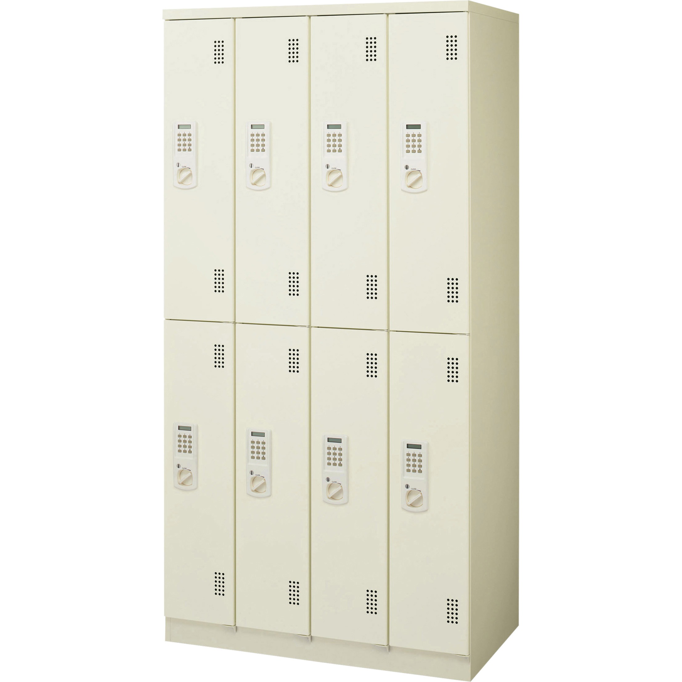 NTL42-08 テンキーロッカー LION (ライオン事務器) アジャスター付 ハンガータイプ   NTL42-08