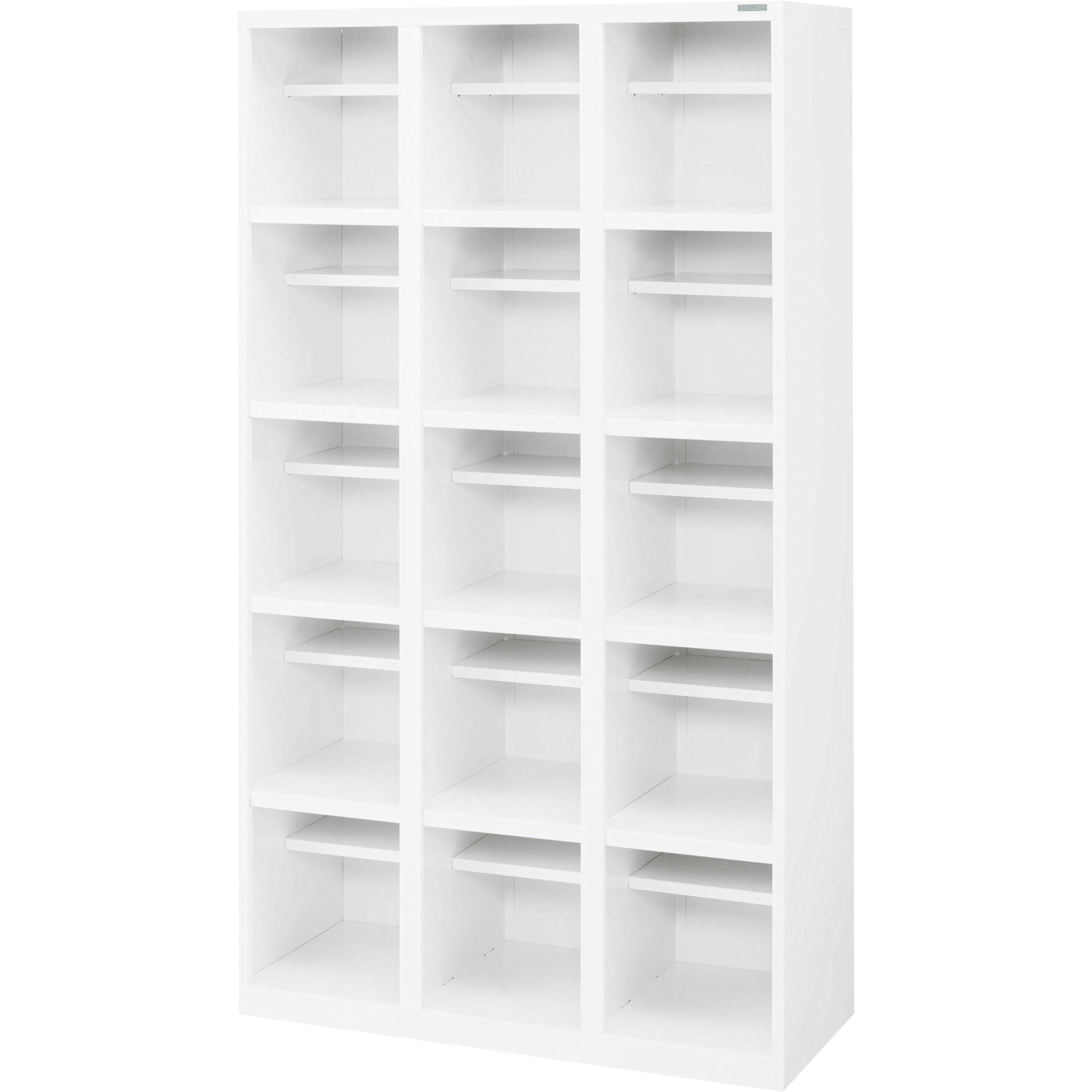 OKB35-15 シューズボックス LION (ライオン事務器) 一般用 中棚付 種別3列5段15人用   OKB35-15