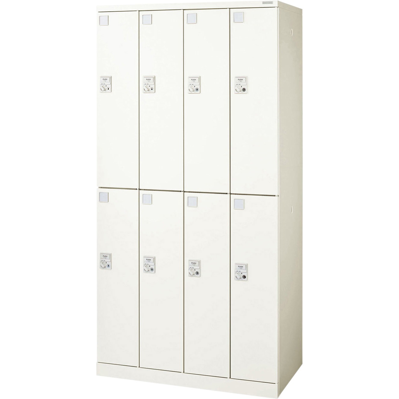 LOC-D42-08WS ロッカー〈ロカーナ〉 LION (ライオン事務器) ホワイト色 スマートIC錠   LOC-D42-08WS 389,800円