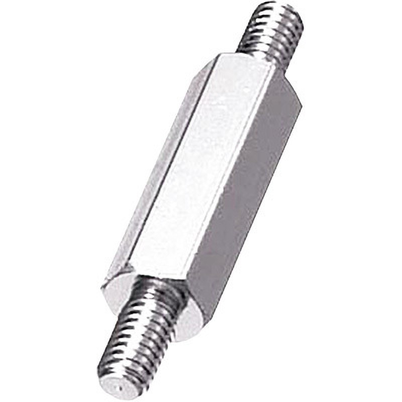 ESU-2507 ステンレススペーサー(六角)両オネジ / ESU RoHS2対応品 廣杉計器 脱脂 0.45mmピッチ ねじ径M2.5 1袋(50個)