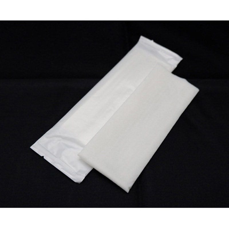 厚手大判レーヨン不織布おしぼり 平型 無地 100本×12袋 1ケース(12袋×100本) 大富士製紙 【通販モノタロウ】