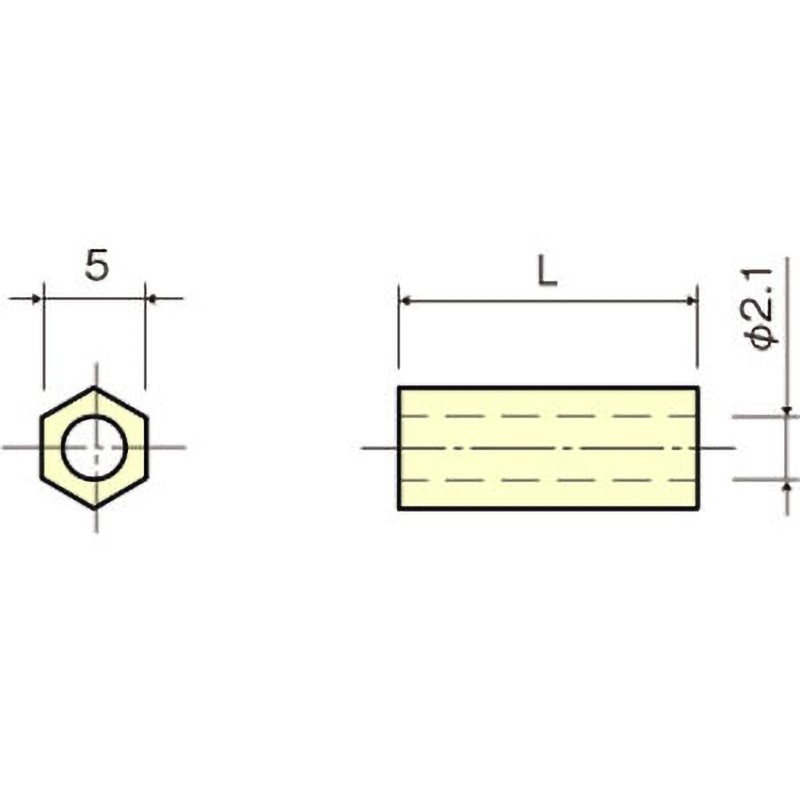 タスペーサー タッピンネジ用ジュラコンスペーサー/TCS 製品詳細【廣杉計器】
