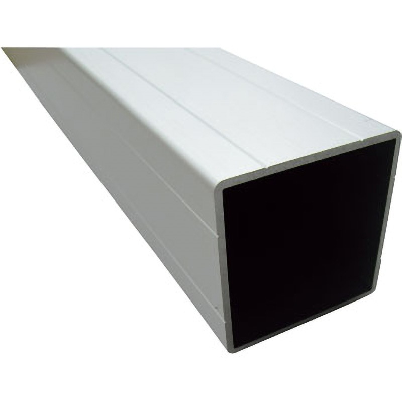 LB101S アルミ角パイプ角R2付V溝2本付 アルインコ 寸法40×40mm シルバークリアーなし色 厚さ1.5mm  LB101S