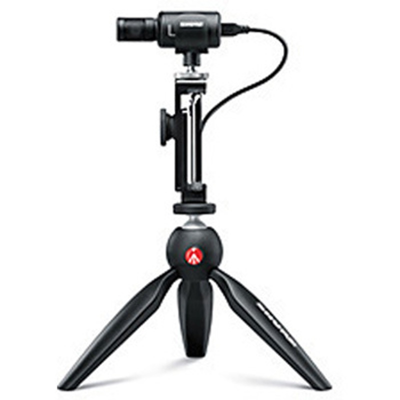 MV88+DIG-VIDKIT デジタルステレオコンデンサーマイクロフォン+ビデオアクセサリー SHURE Bidirectional, Cardioid