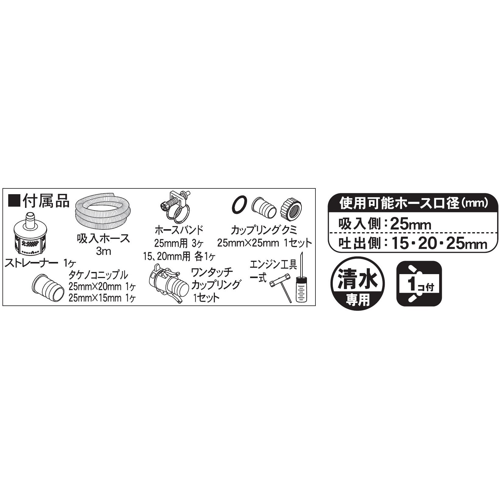 SEV-25FZR エンジンポンプ 口径25ミリ 4サイクルシリーズ 工進 SEV-25FZR エンジンポンプ 口径25ミリ 4サイクルシリーズ 工進