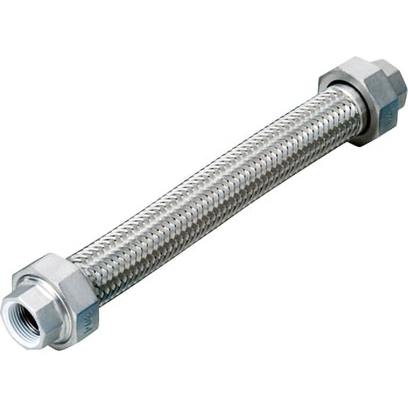 NK113P-15-900 シールコートユニオン無溶接式フレキ ALLSUS304 南国フレキ工業 15A長さ0.9m  NK113P-15-900