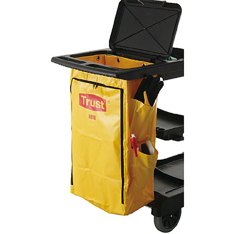トラスト クリーニングカート用ポリライナー6978 イエロー【KTLJ101】 ポリライナー6978 イエロー トラスト クリーニングカート用 1個 TRUST