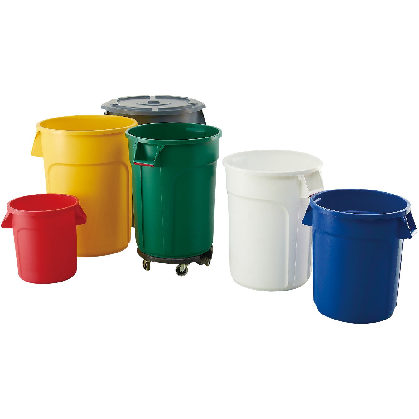 1015 208L ホワイト トラスト ラウンドコンテナ TRUST 本体 オープン式