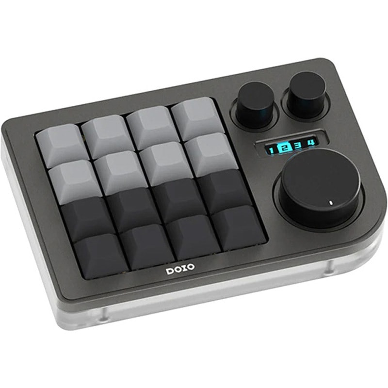 KB16Gray KB16 DOIO インターフェイスUSB Type-C グレー色