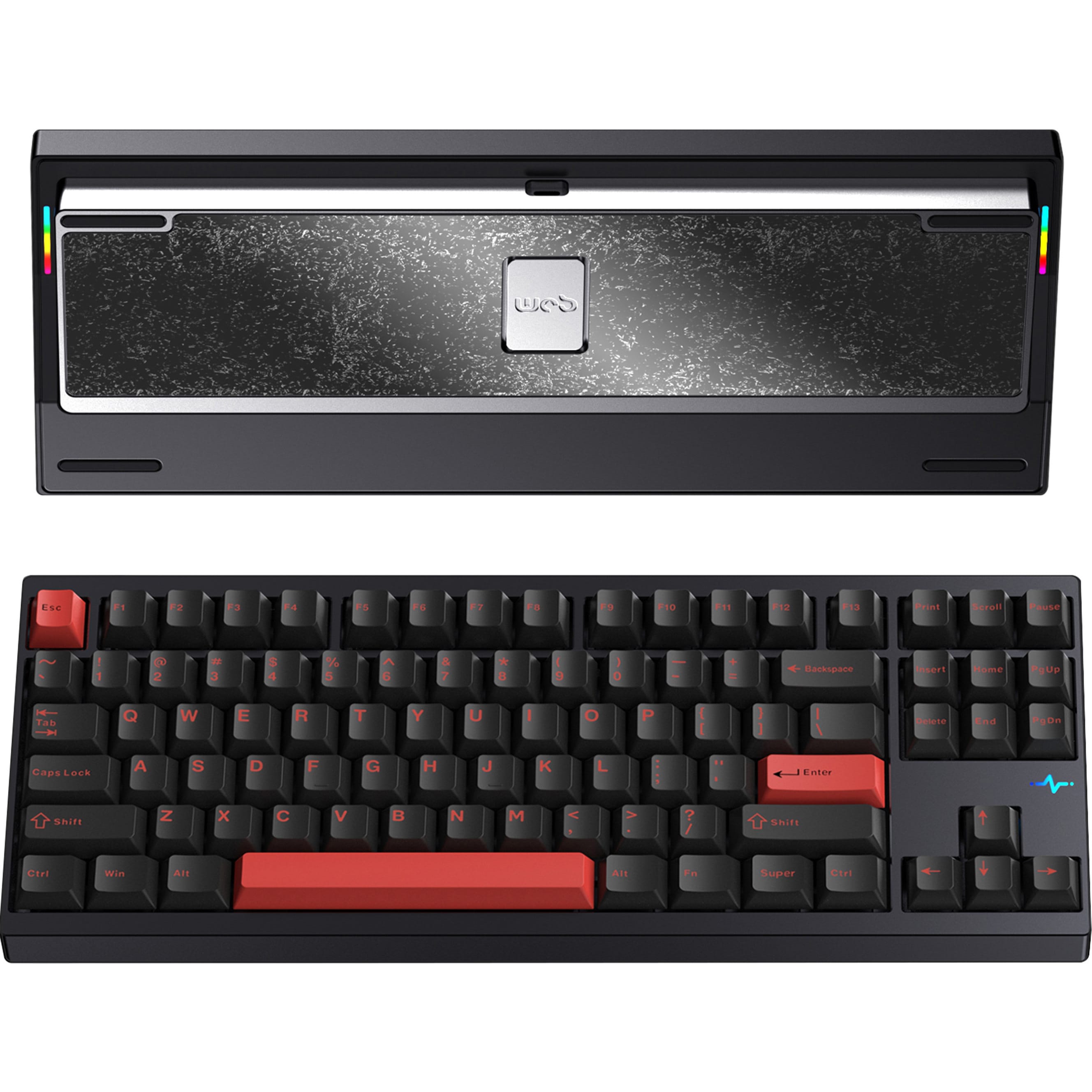 PC80REBK Crush80 Pro WOBKEY 色Black 幅355mm奥行138mm高さ34mm