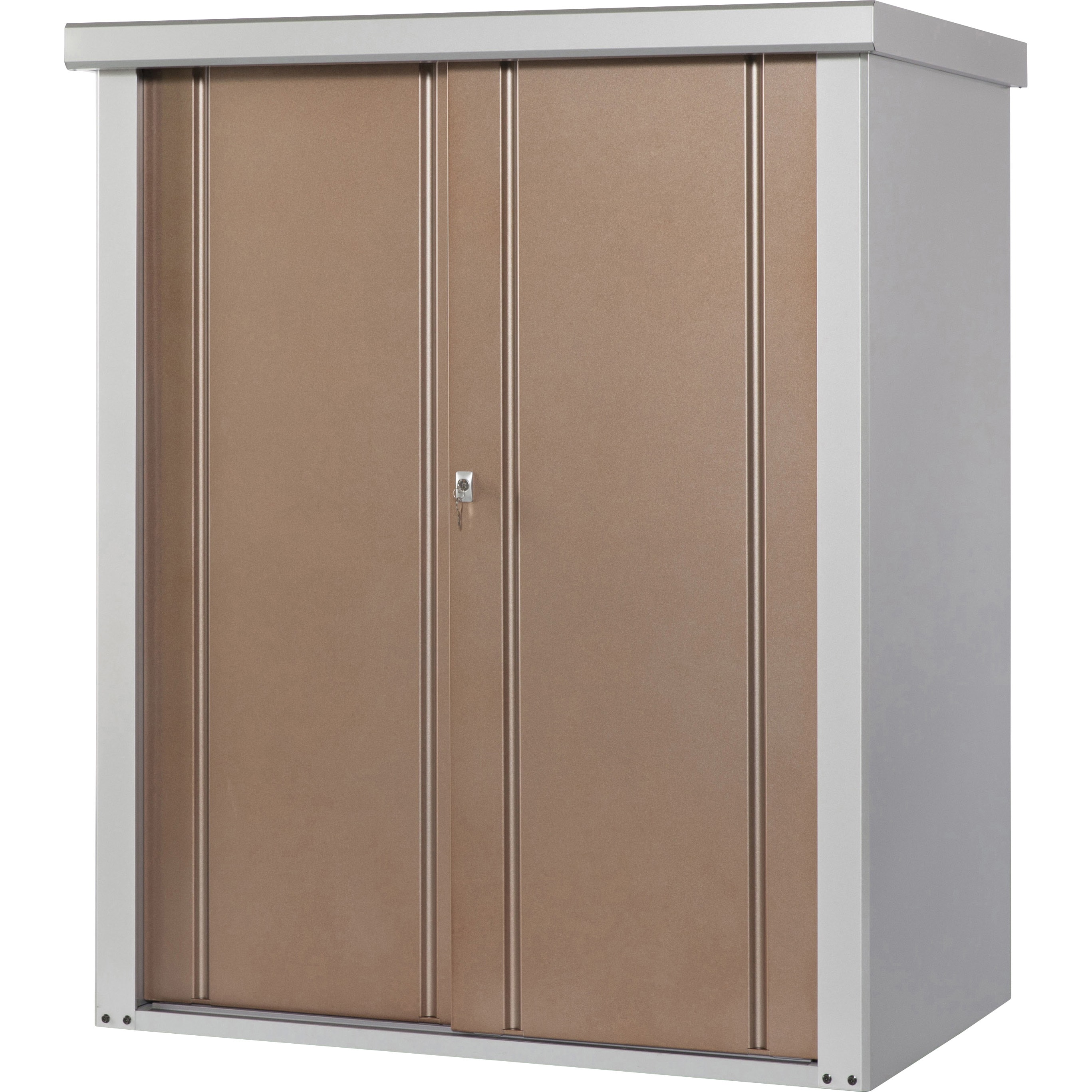 TJS-1215 ディープシリーズ 物置 タカヤマ 引き戸 ブラウン色 間口