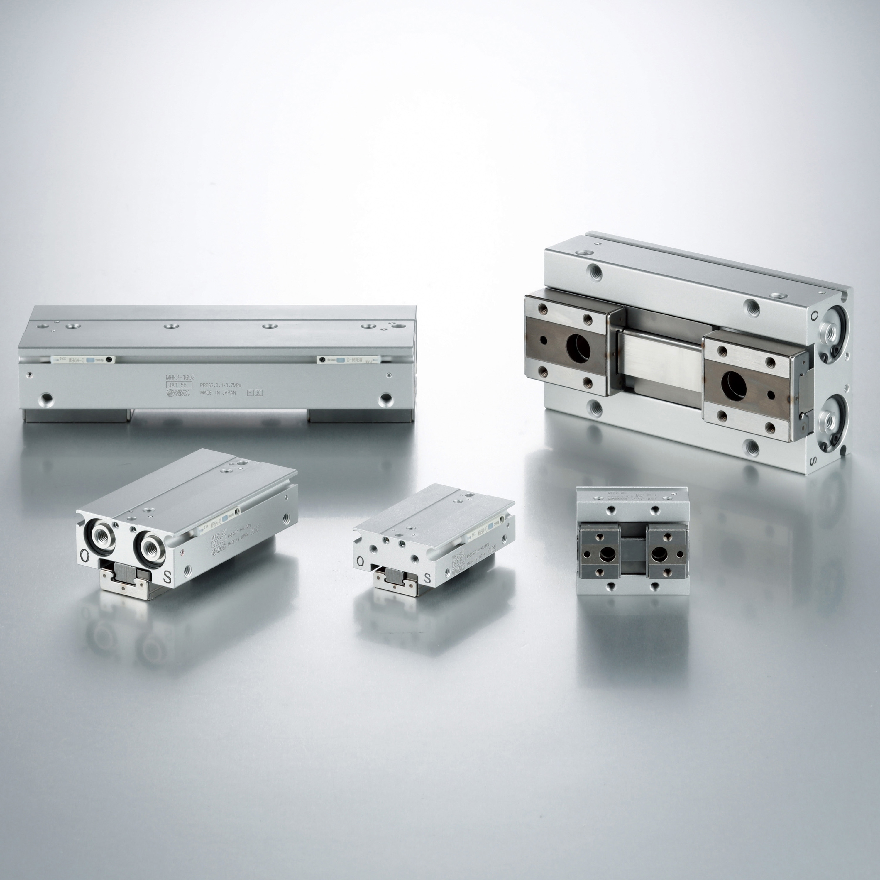 MHF2-25D1 薄形エアチャック MHF2 Series SMC 複動形 シリンダ内径25mm 