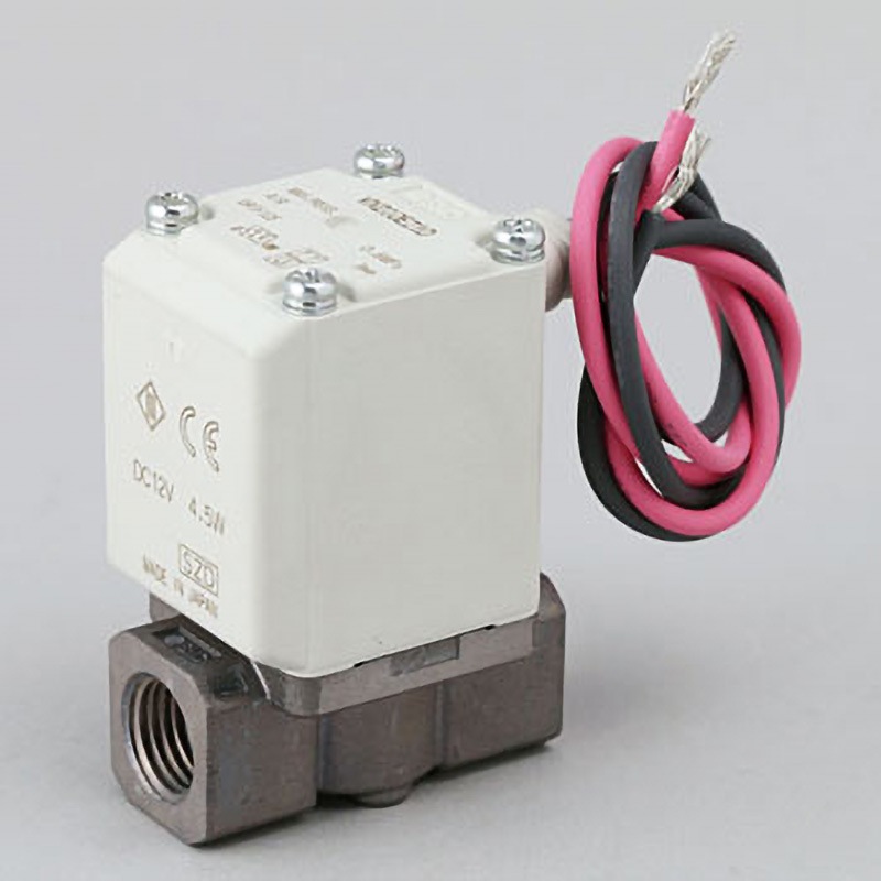 Amazon.co.jp: 電磁弁電気ソレノイドバルブ 1/8“ dc24V 2ウェイ