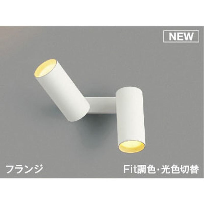 AB51695 ベーシックシリンダースポットブラケット コイズミ 2700K Ra82 ランプLED(電球色+昼白色)×2 消費電力10.2W   AB51695