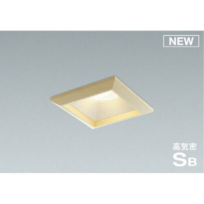 AD7013N27 【角型】パネルダウンライト コイズミ Ra82 ランプLED 2700K 消費電力6.8W 埋め込み寸法□100mm  AD7013N27