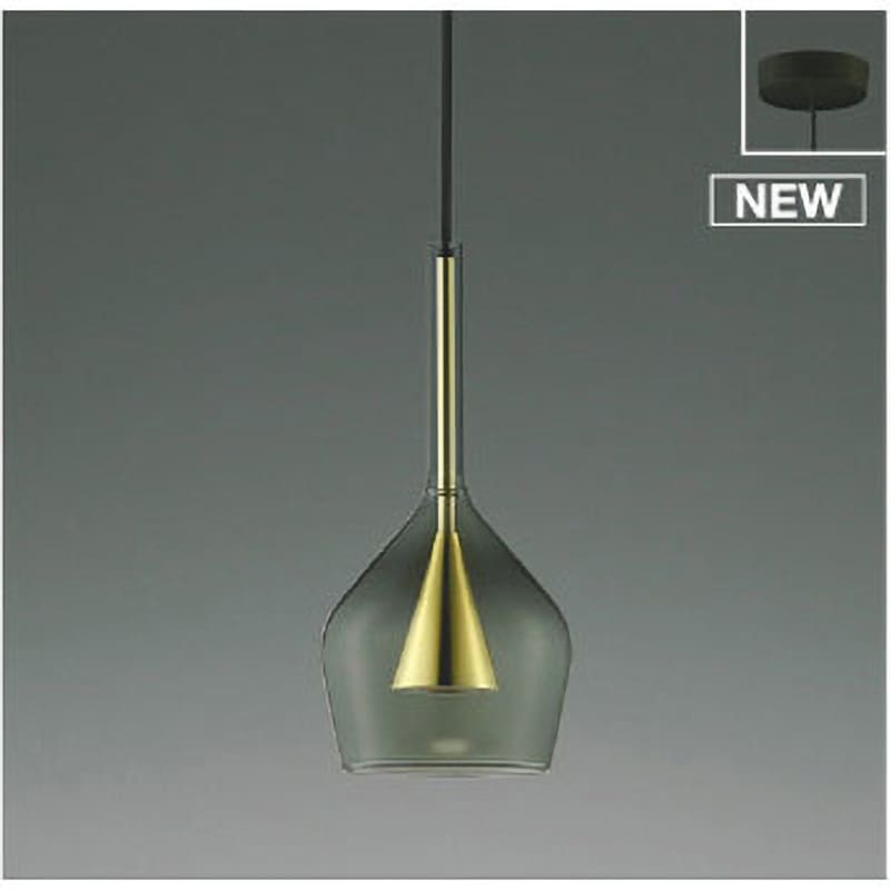 AP51137 【スモークガラスセード仕上げ】小型洋風ペンダント コイズミ 2700K 消費電力5.8W 幅Φ120mm長さ1300～600mm  AP51137