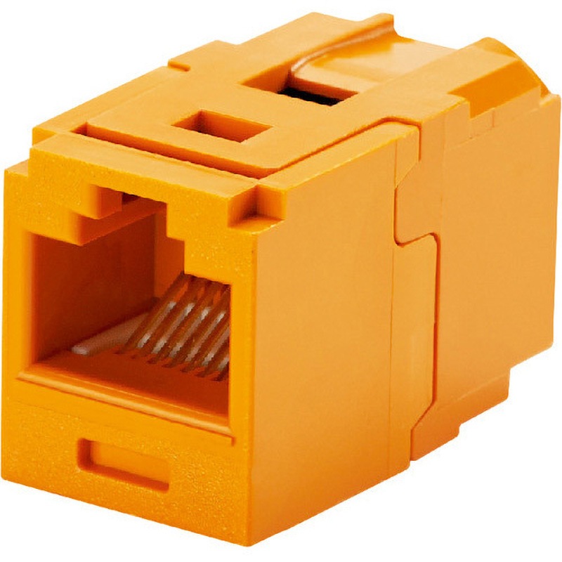 CC688OR カテゴリ6 JJアダプタ(RJ45中継用ジャック) PANDUIT(パンドウイット) 1箱(10個) CC688OR