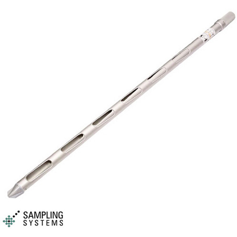 1942A-1000 アルミ 粉末・穀物用スパイラルサンプラー 1000mm マクセル スロット数4個 全長985mm本体径35mm 1本