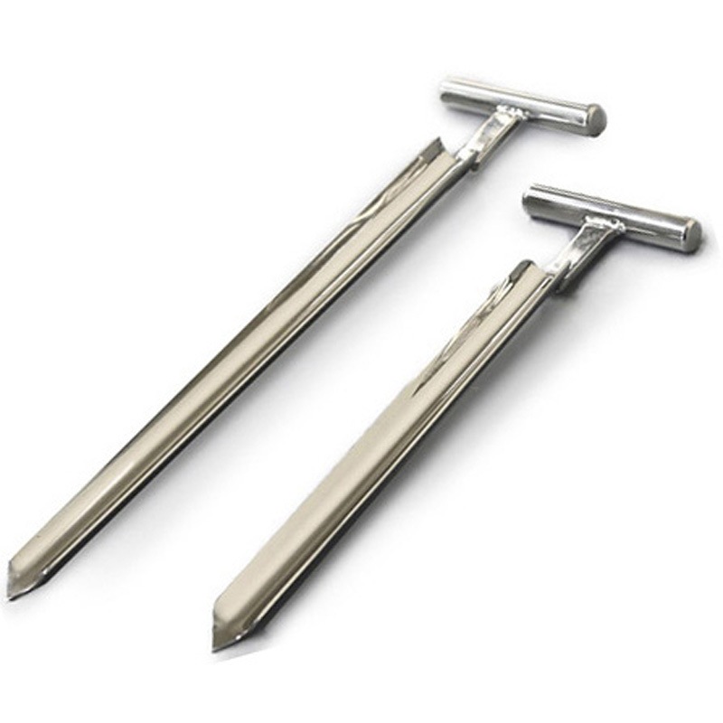 7008A-01 ステンレス 半固形用ミニ(芯抜き)サンプラー 190mm マクセル 1本 7008A-01