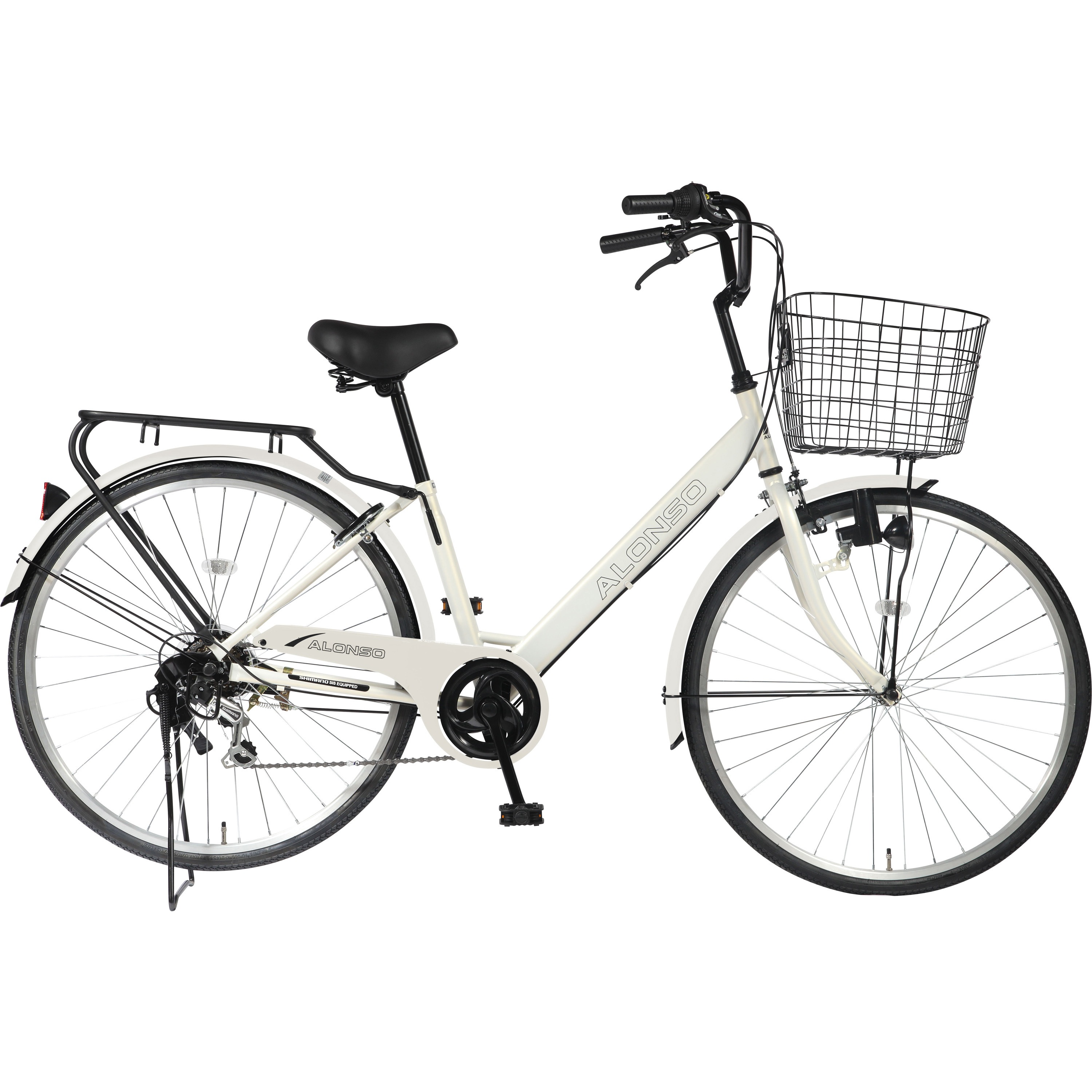 CMV-266KAB-ALO-TC-WH 防災サイクル 26型6段変速付き ノンパンク シティサイクル 【完成組立品】 1台 東部 【通販モノタロウ】