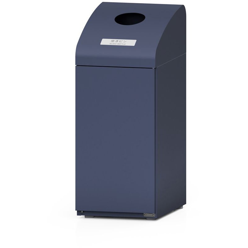 210-2184 分別ダストハウス#10 #D・空ビン ミヅシマ工業 内容量48(45L用ポリ袋) 群青色   210-2184