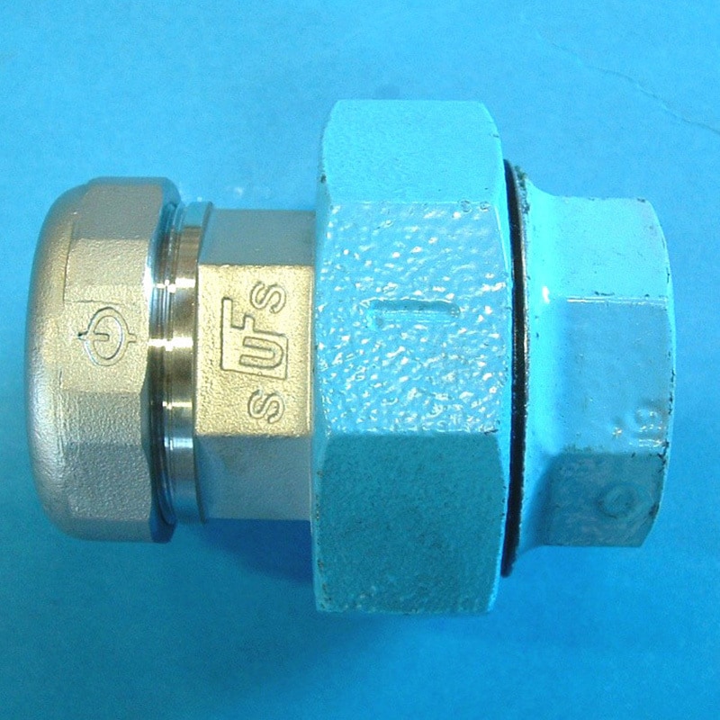 SUS-F-ZU-RCFK 絶縁ユニオン(樹脂ライニング鋼管用) コマ・サスフィット リケン 呼び径25×1  SUS-F-ZU-RCFK