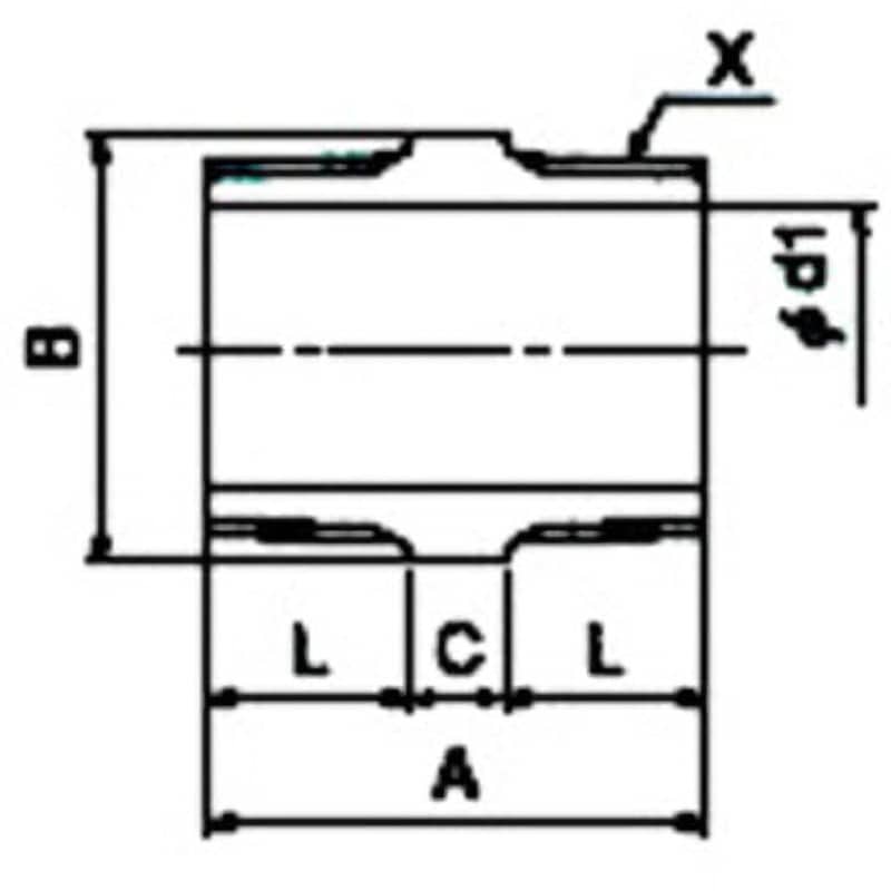 ZD-SUS-6Ni 六角ニップル ZD(シール材付)継手(SUS) リケン 呼び径100A  ZD-SUS-6Ni