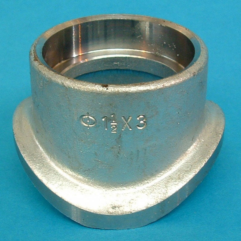 サシサドル-W 差込み溶接サドル(白品) リケン 呼び径125×80A