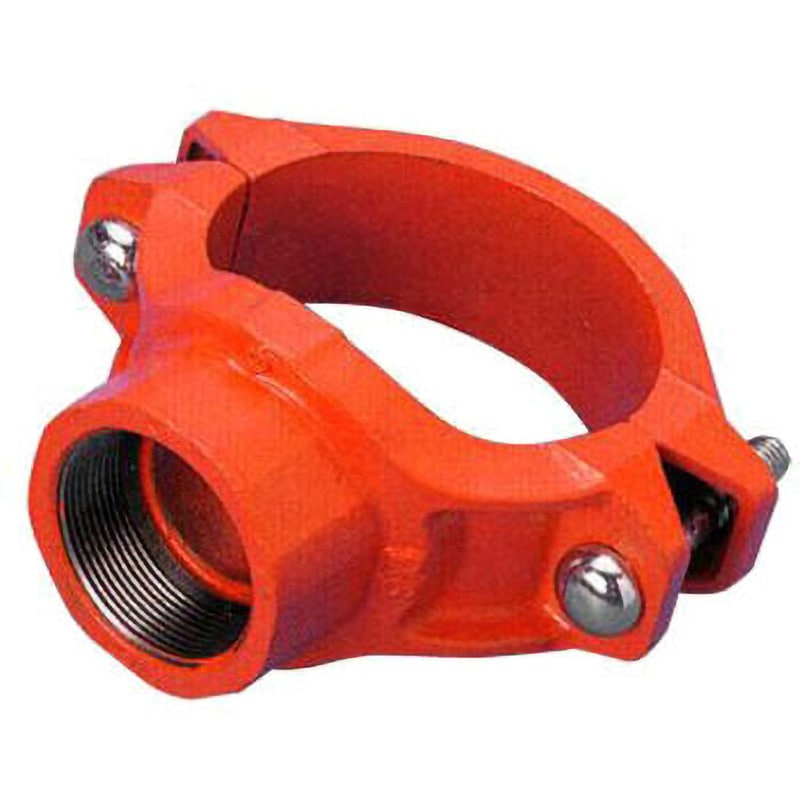 T-1 トップアウトレット (枝管取出し用) 一次防錆塗装品 リケン 鋳鉄 呼び径80×32A 1個 T-1