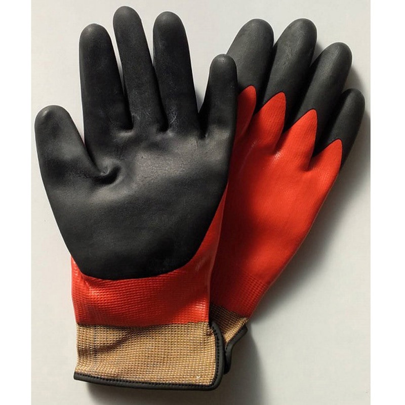 2041 とげが刺さりにくい耐切創手袋 Star Field(星野商店) アカ色