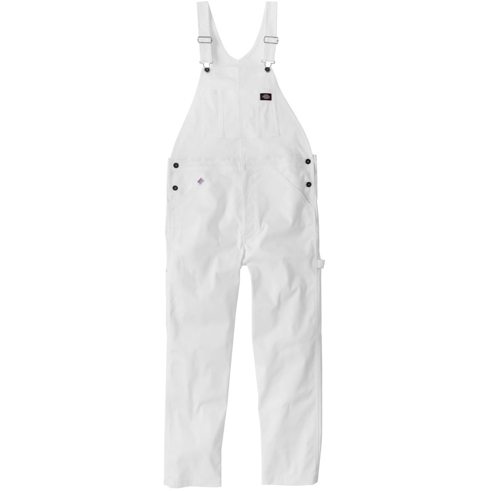 D-769 T/Cストレッチ オーバーオール Dickies(ディッキーズ) ホワイト色 サイズL  D-769