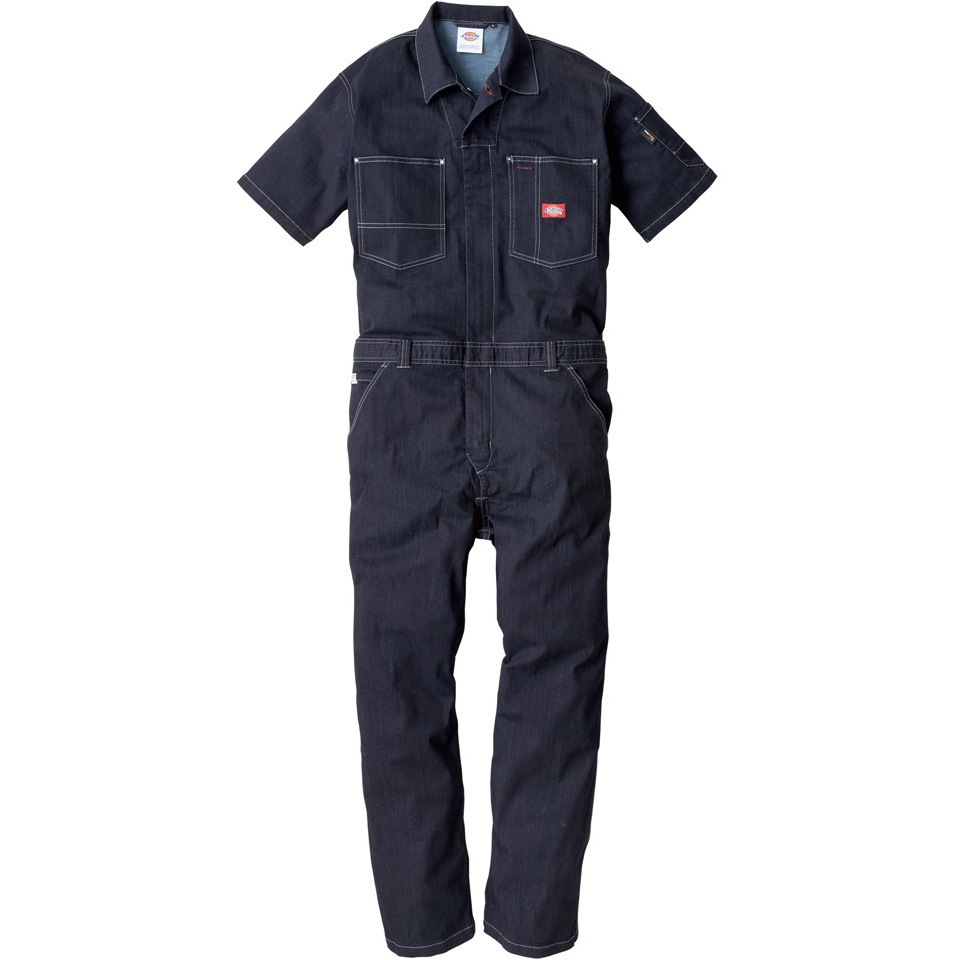 D-752 CORDURA ストレッチデニム 半袖ツナギ Dickies(ディッキーズ