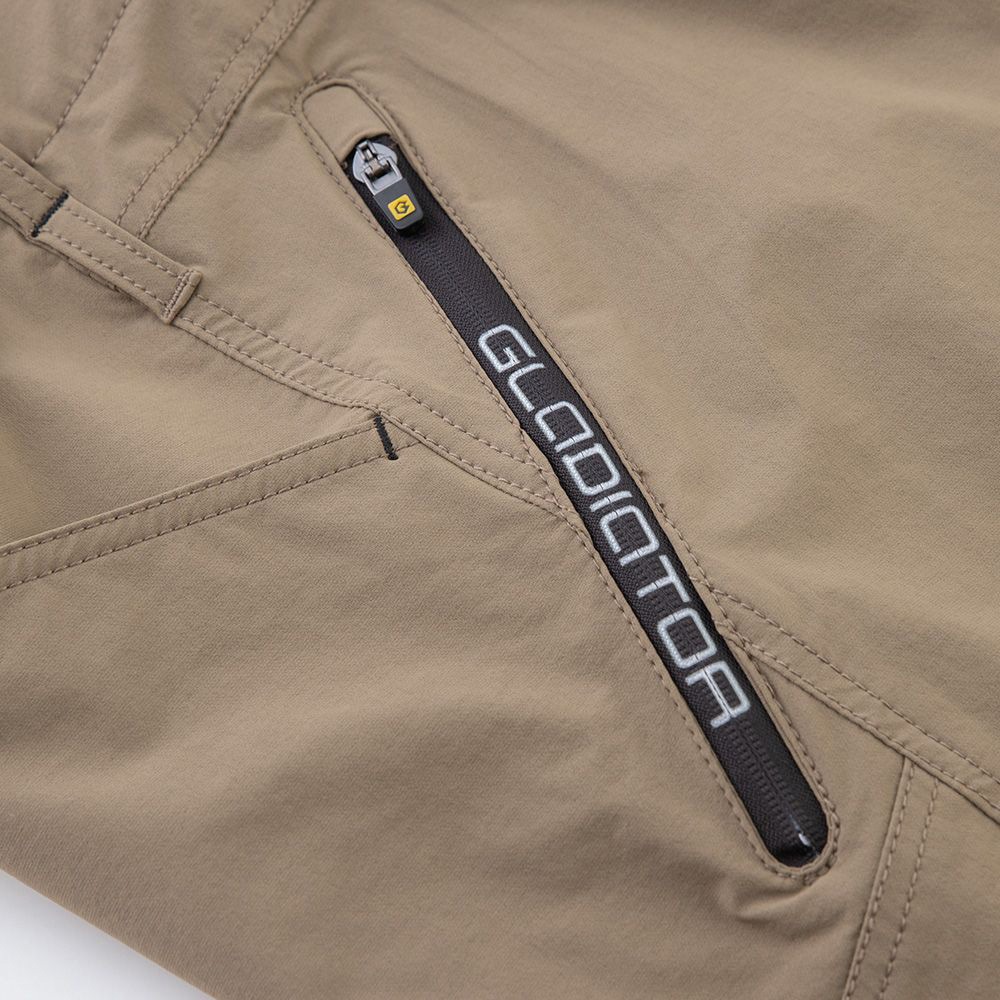 STONE  ベージュショートパンツ GX-3816 4WAYストレッチ ショートカーゴパンツ 1着 GLADIATOR 【通販